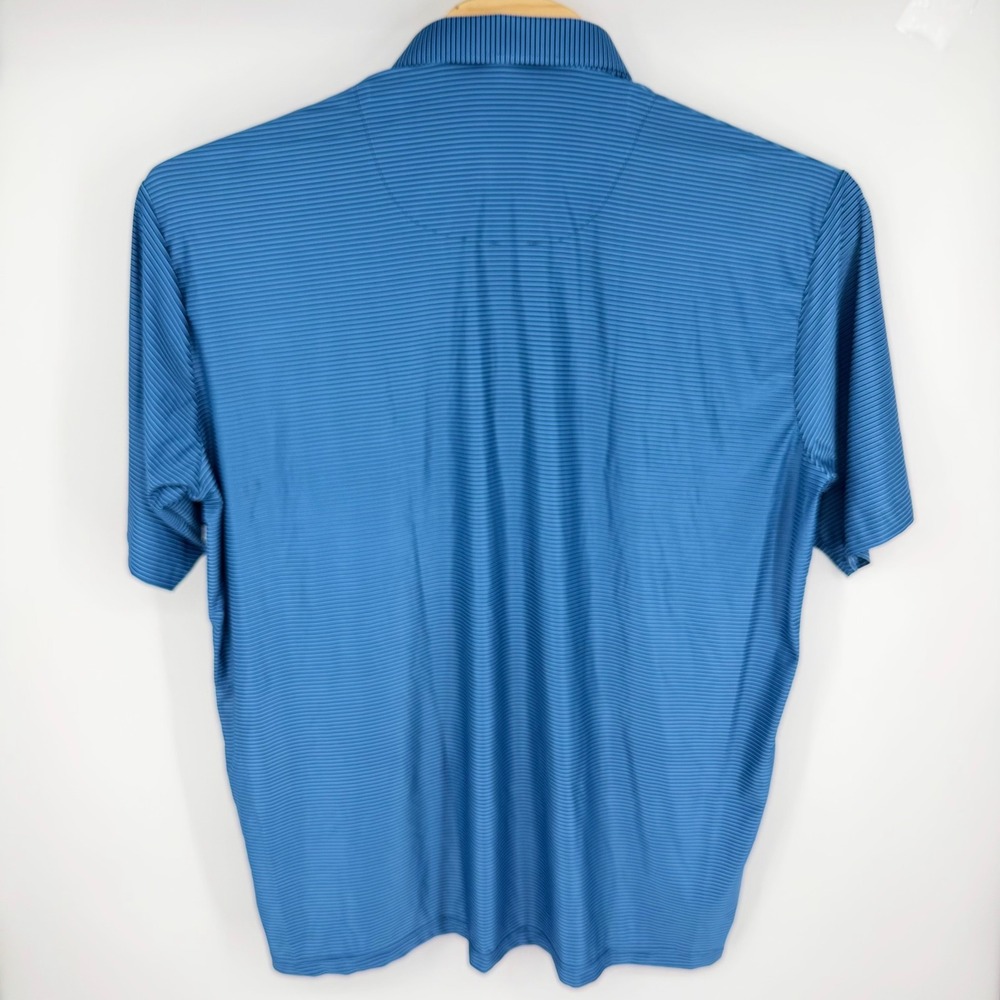 Collars & Co Featherweight Flex Polo Shirt Men's Relaxed 3XL Woodmont Blue NEW - Picture 4 of 9